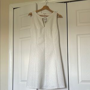 White House Black Market White Mini Dress